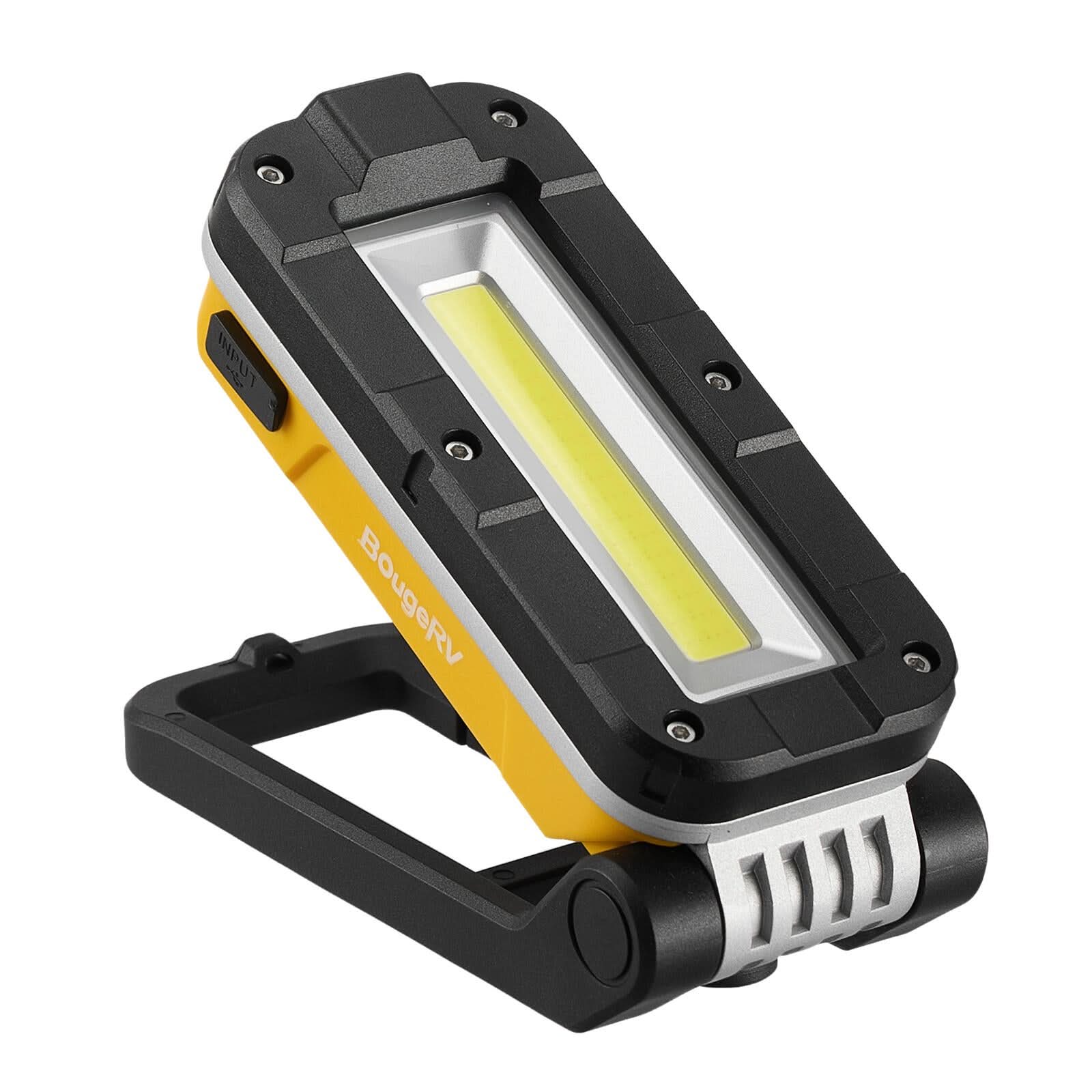 BougeRV WL01 Rechargeable Work Light 180° Rotate Job Site Lighting - Image 2
